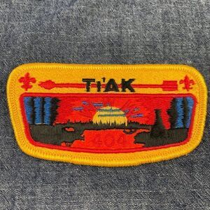 Boy Scout Oa 404 Ti'ak Lodge Pocket Flap Patch